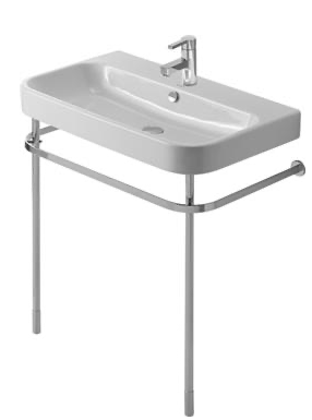 Duravit Metalkonsol Happy D.2 højdejusterbar, krom 